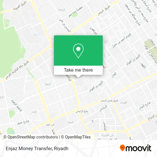 Enjaz Money Transfer map