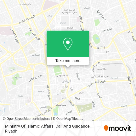 Ministry Of Islamic Affairs, Call And Guidance map