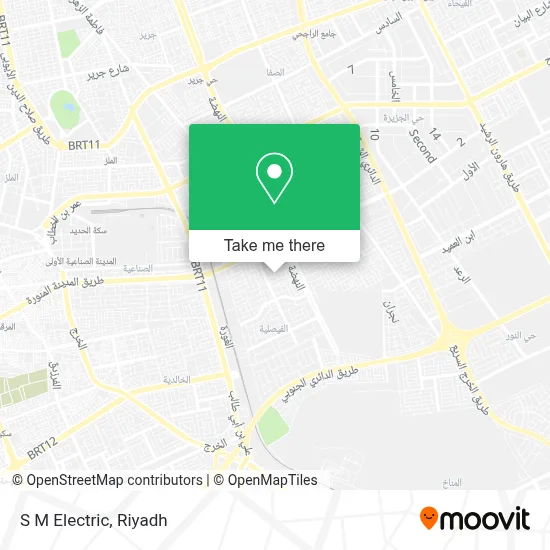 S M Electric map