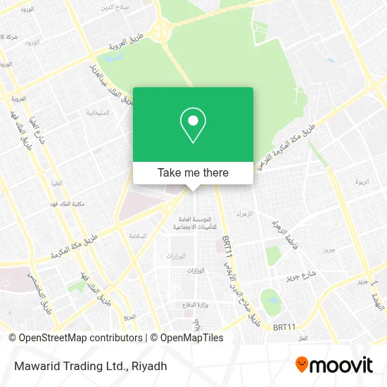 Mawarid Trading Ltd. map