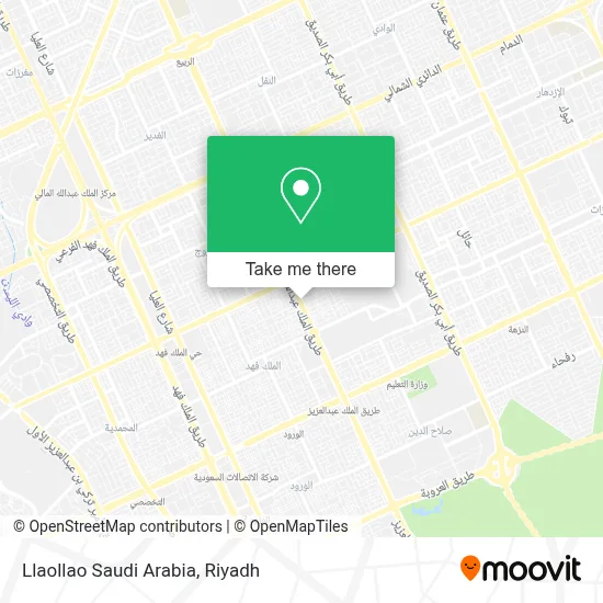 Llaollao Saudi Arabia map