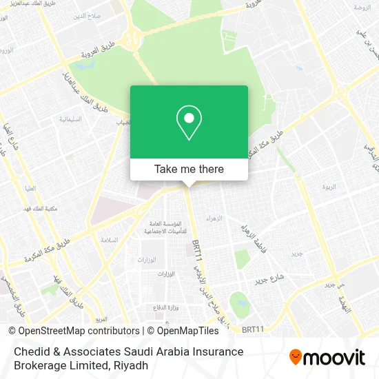 Chedid & Associates Saudi Arabia Insurance Brokerage Limited map