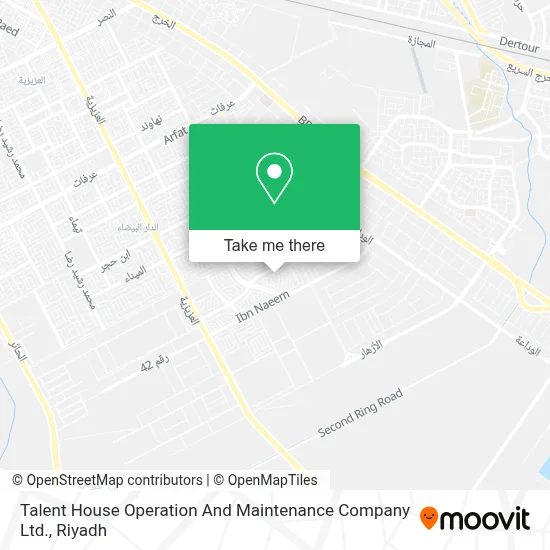 Talent House Operation And Maintenance Company Ltd. map