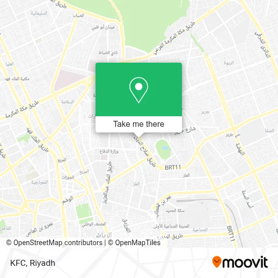 KFC map