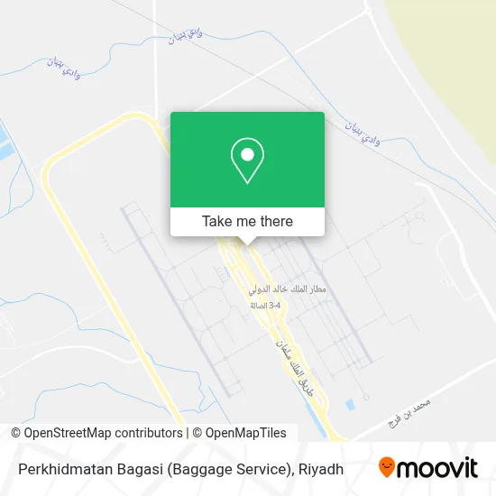 Perkhidmatan Bagasi (Baggage Service) map
