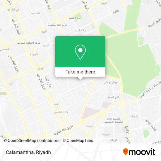 Calamantina map