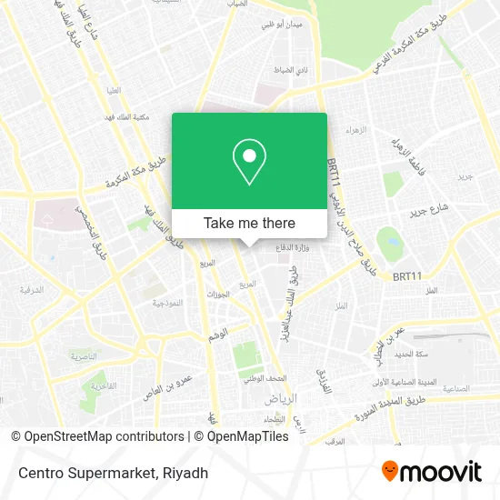 Centro Supermarket map