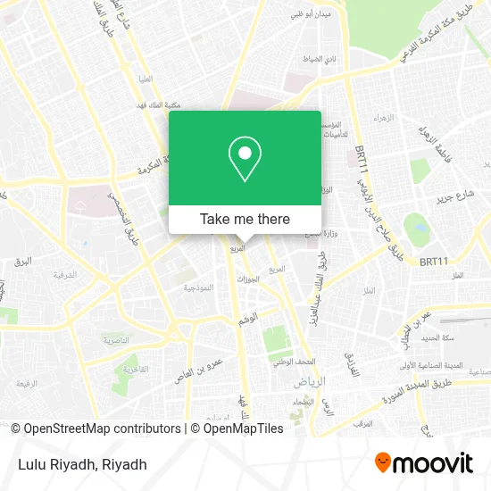 Lulu Riyadh map