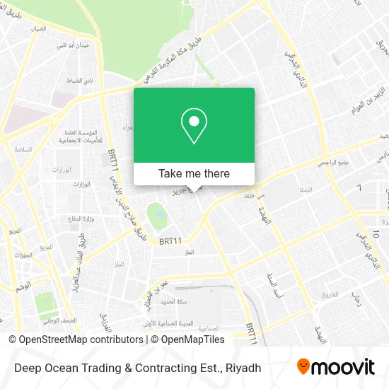 Deep Ocean Trading & Contracting Est. map