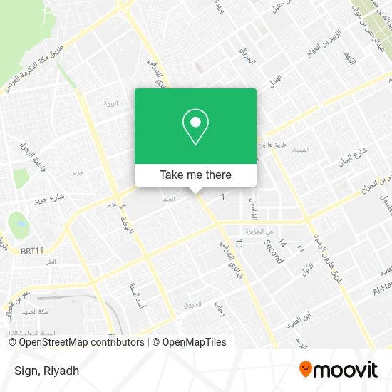 Sign map