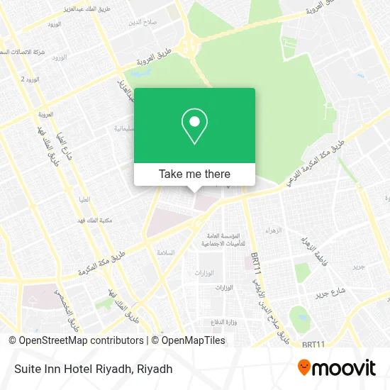 Suite Inn Hotel Riyadh map