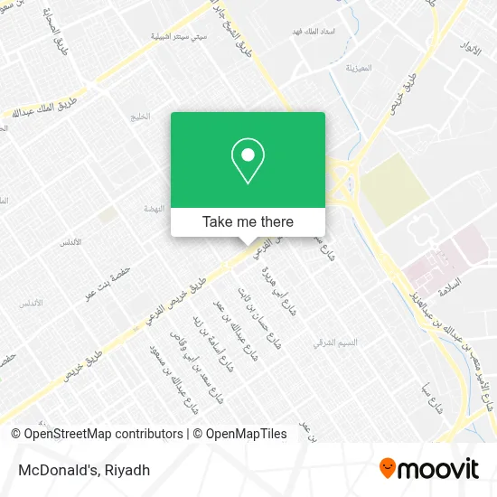 McDonald's map
