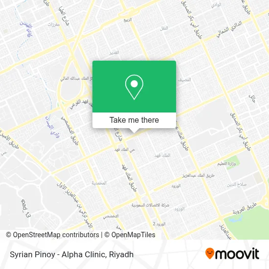 Syrian Pinoy - Alpha Clinic map