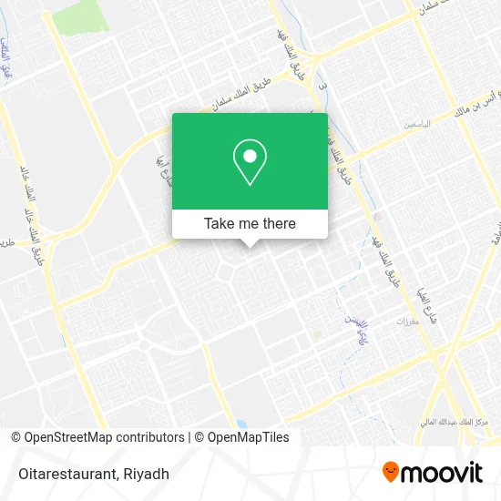 Oitarestaurant map