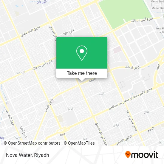 Nova Water map