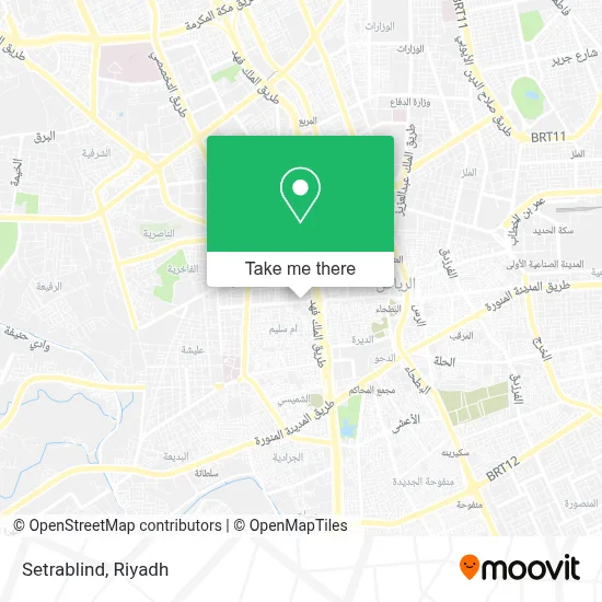 Setrablind map