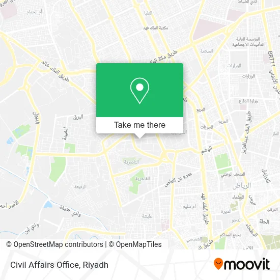 Civil Affairs Office map