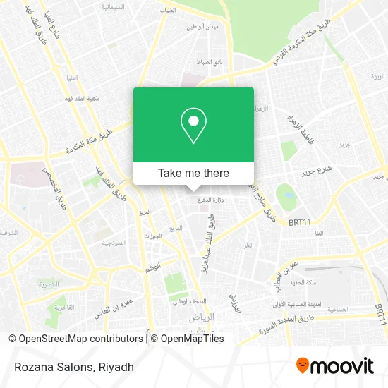 Rozana Salons map