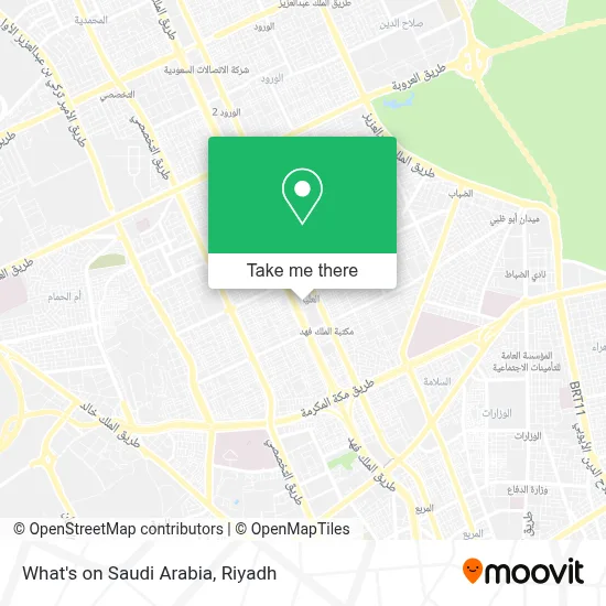 What's on Saudi Arabia map
