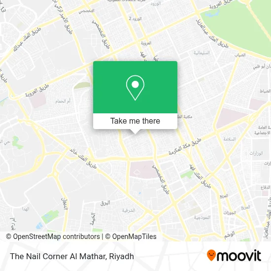 The Nail Corner Al Mathar map