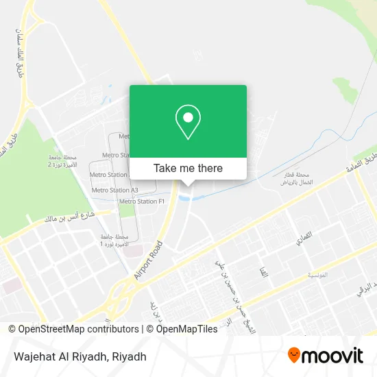 Wajehat Al Riyadh map