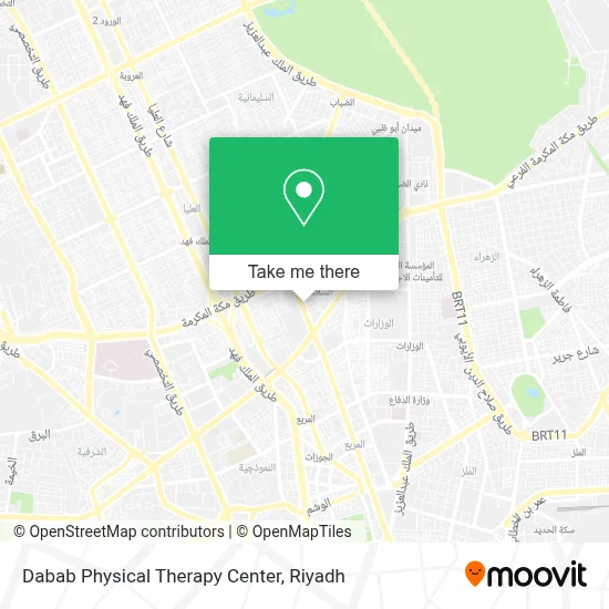Dabab Physical Therapy Center map