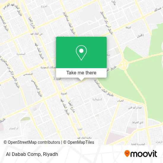 Al Dabab Comp map