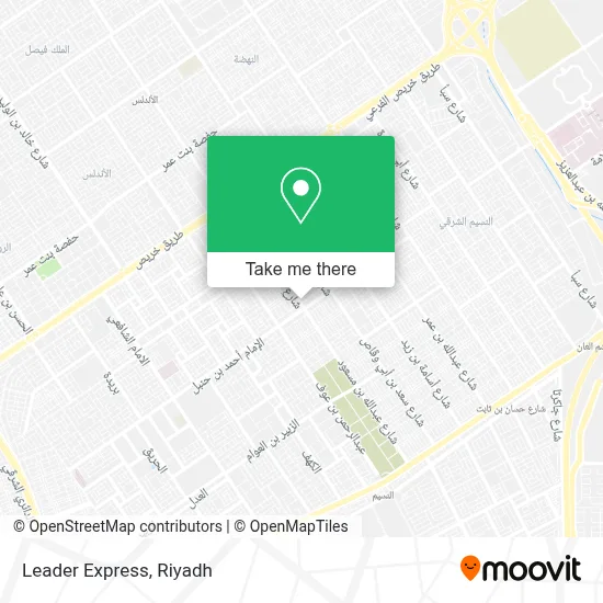 Leader Express map