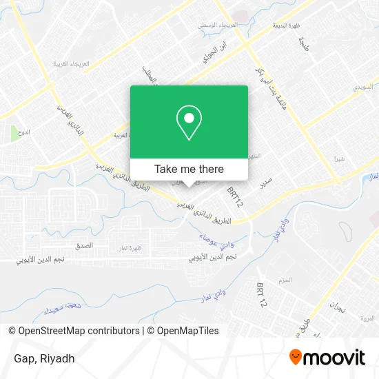 Gap map