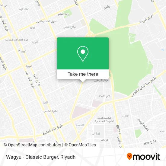 Wagyu - Classic Burger map
