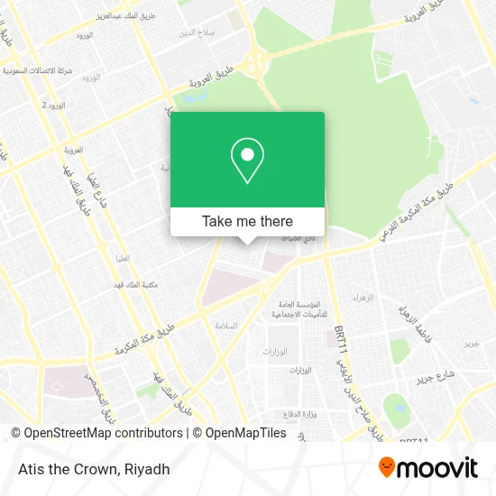 Atis the Crown map