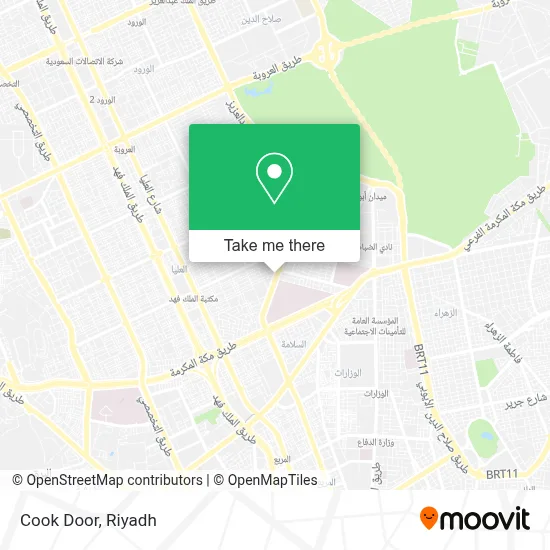 Cook Door map