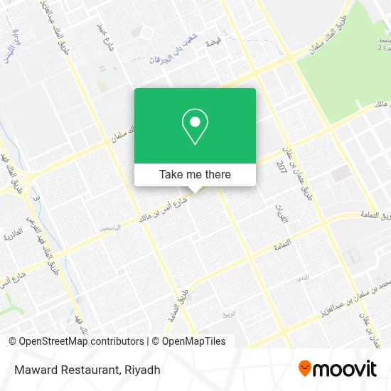 Maward Restaurant map
