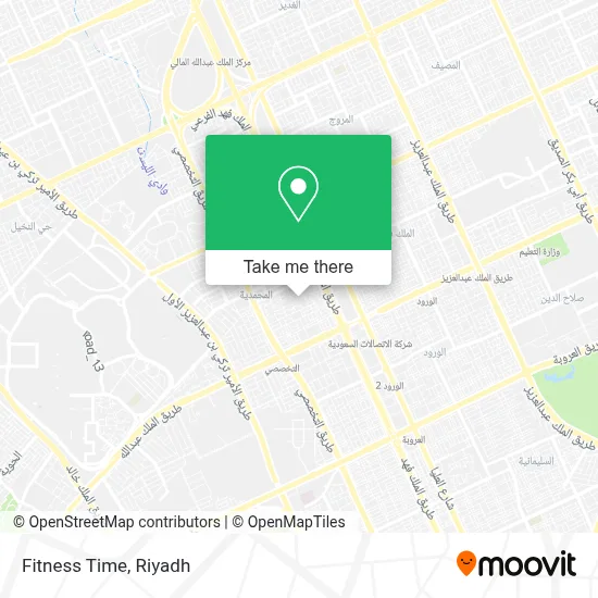 Fitness Time map