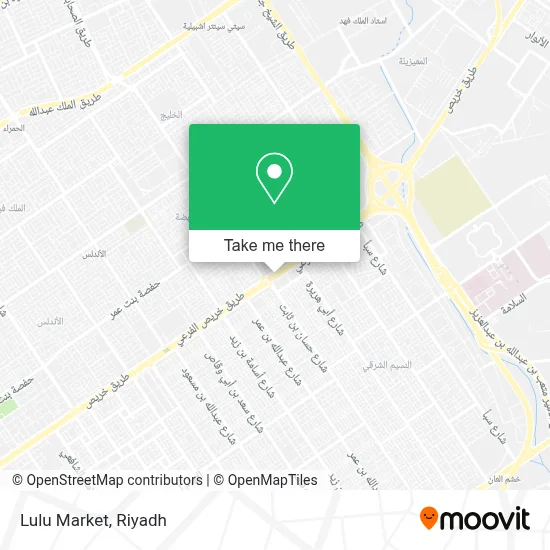 Lulu Market map