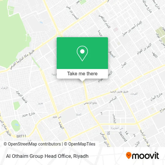 Al Othaim Group Head Office map