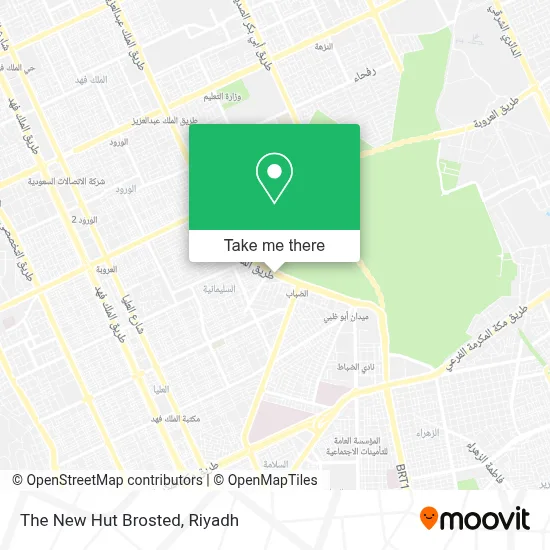 The New Hut Brosted map