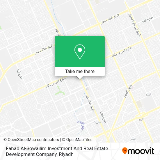Fahad Al-Sowailim Investment And Real Estate Development Company map