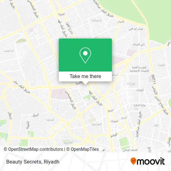 Beauty Secrets map