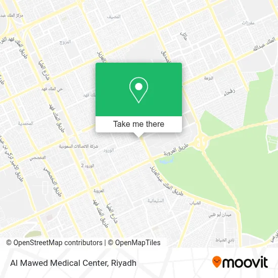 Al Mawed Medical Center map
