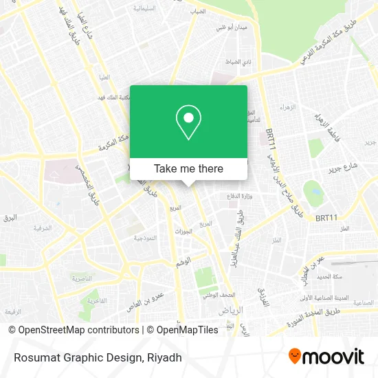 Rosumat Graphic Design map