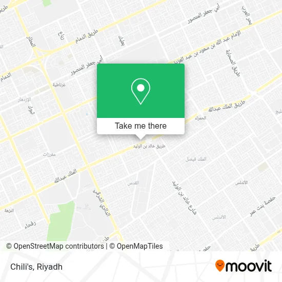 Chili's map