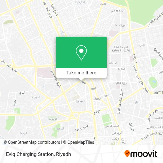 Eviq Charging Station map