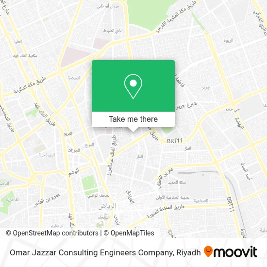 Omar Jazzar Consulting Engineers Company map