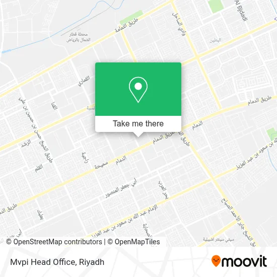 Mvpi Head Office map