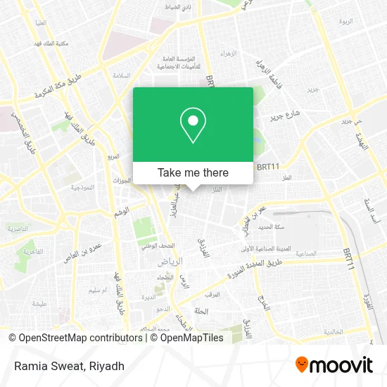 Ramia Sweat map