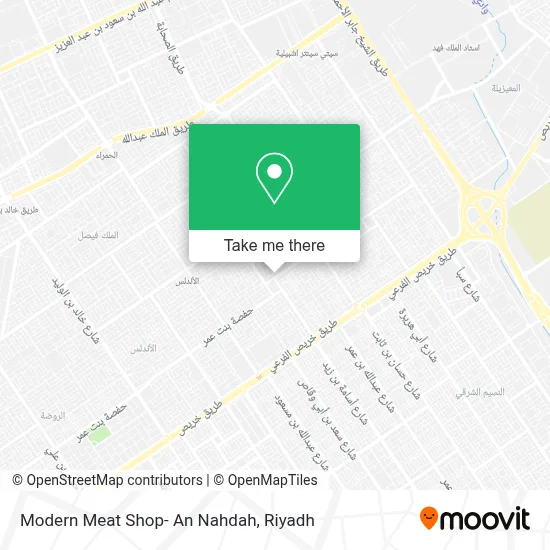 Modern Meat Shop- An Nahdah map