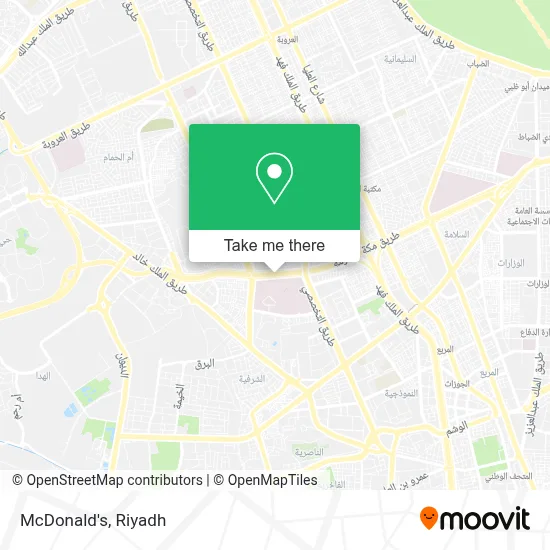 McDonald's map