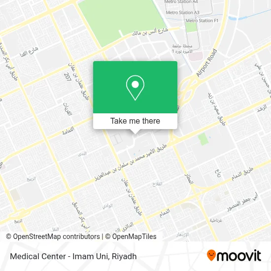 Medical Center - Imam Uni map