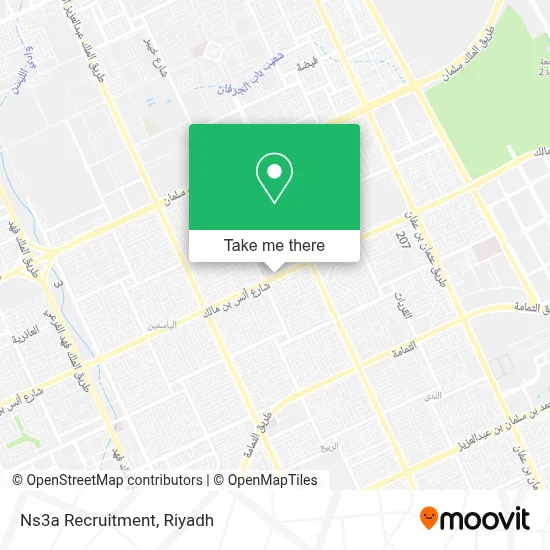 Ns3a Recruitment map